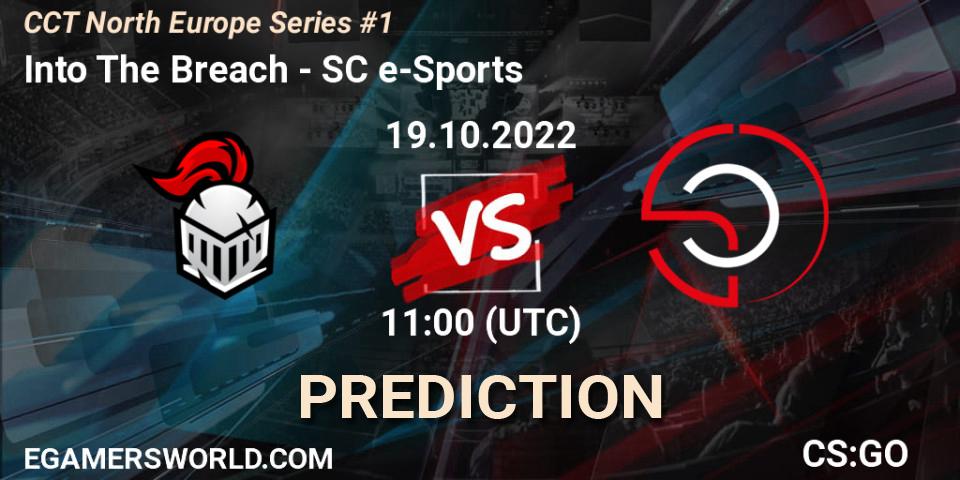 Prognose für das Spiel Into The Breach VS SC e-Sports. 19.10.22. CS2 (CS:GO) - CCT North Europe Series #1