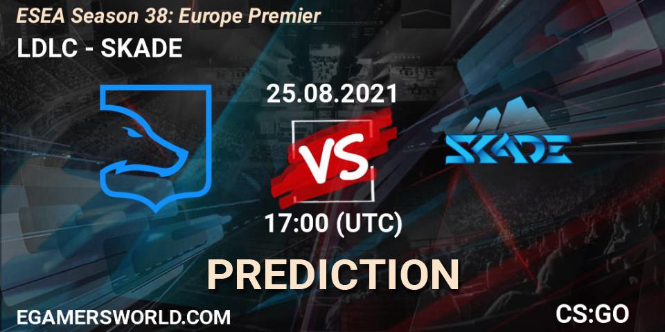 Prognose für das Spiel LDLC VS SKADE. 25.08.21. CS2 (CS:GO) - ESEA Season 38: Europe Premier