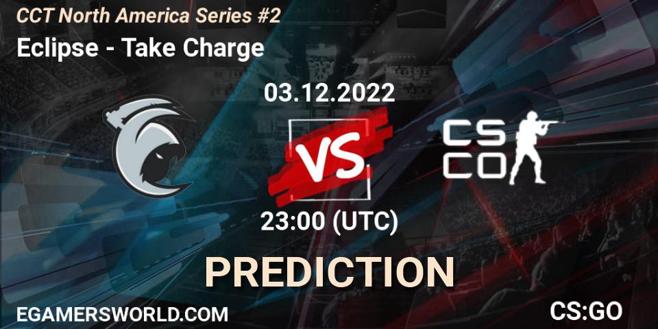 Prognose für das Spiel Eclipse VS Take Charge. 03.12.22. CS2 (CS:GO) - CCT North America Series #2