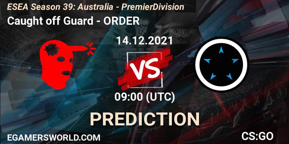 Prognose für das Spiel 8Ballers VS ORDER. 15.12.2021 at 09:00. Counter-Strike (CS2) - ESEA Season 39: Australia - Premier Division