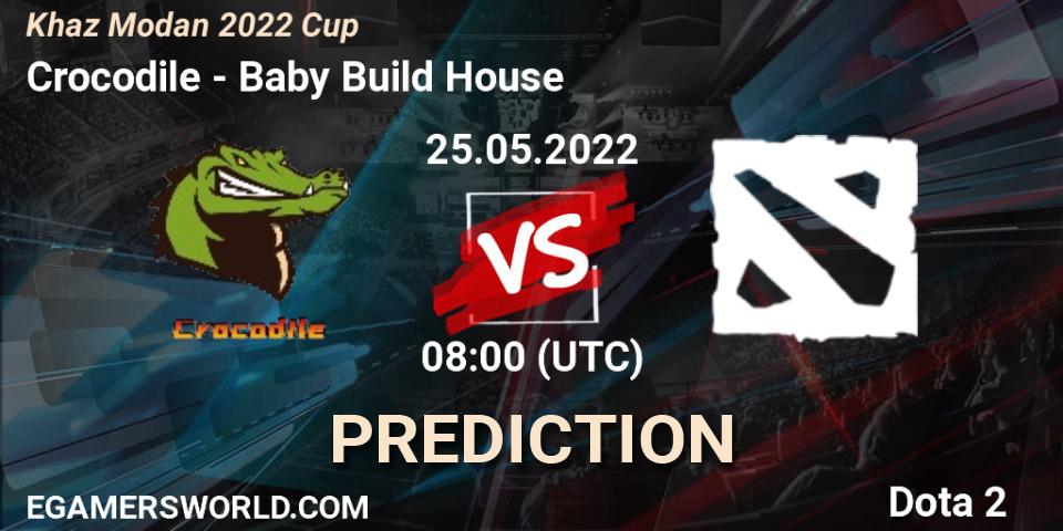 Prognose für das Spiel Crocodile VS Baby Build House. 25.05.22. Dota 2 - Khaz Modan 2022 Cup