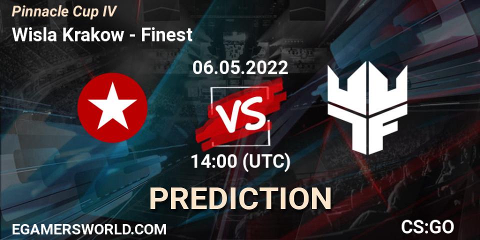 Prognose für das Spiel Wisla Krakow VS Finest. 06.05.22. CS2 (CS:GO) - Pinnacle Cup #4