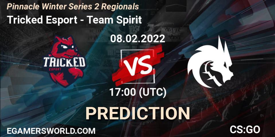 Prognose für das Spiel Tricked Esport VS Team Spirit. 08.02.22. CS2 (CS:GO) - Pinnacle Winter Series 2 Regionals