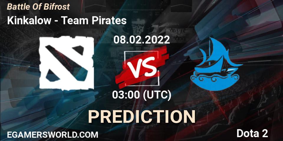 Prognose für das Spiel Kinkalow VS Team Pirates. 08.02.2022 at 03:02. Dota 2 - Battle Of Bifrost