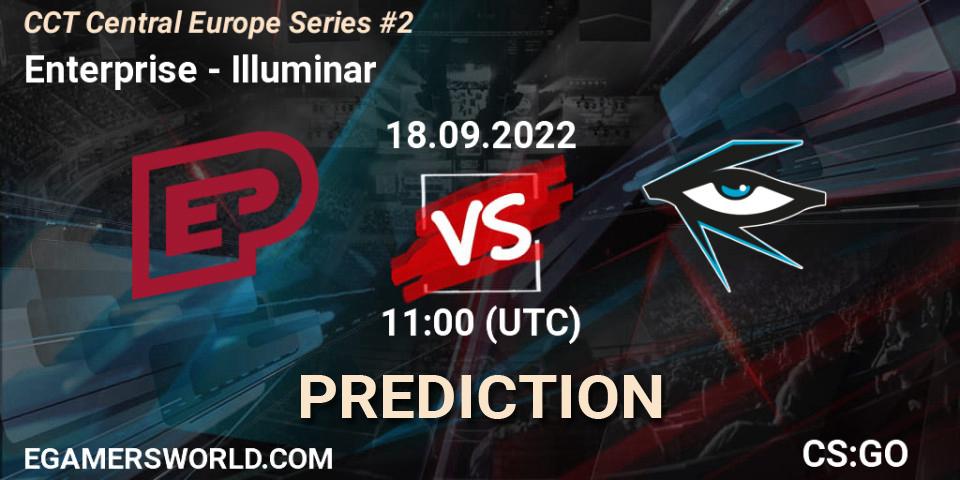 Prognose für das Spiel Enterprise VS Illuminar. 18.09.22. CS2 (CS:GO) - CCT Central Europe Series #2
