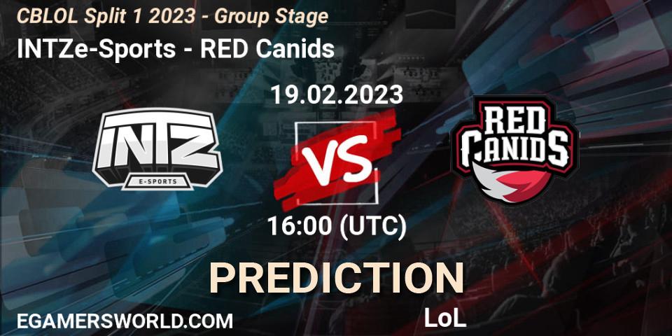 Prognose für das Spiel INTZ e-Sports VS RED Canids. 19.02.2023 at 16:00. LoL - CBLOL Split 1 2023 - Group Stage