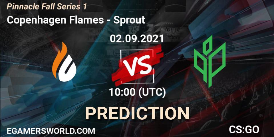Prognose für das Spiel Copenhagen Flames VS Sprout. 02.09.21. CS2 (CS:GO) - Pinnacle Fall Series #1