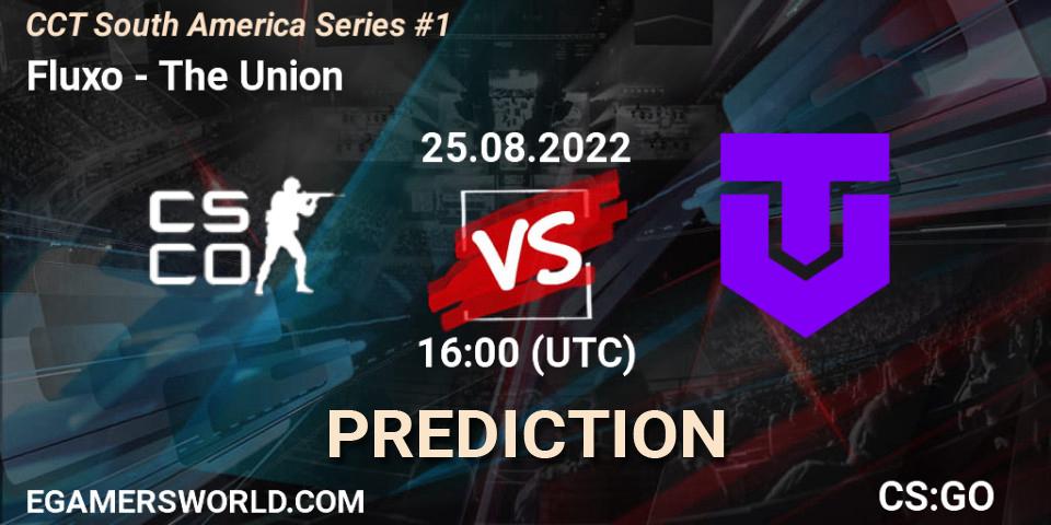 Prognose für das Spiel Fluxo VS The Union. 25.08.22. CS2 (CS:GO) - CCT South America Series #1