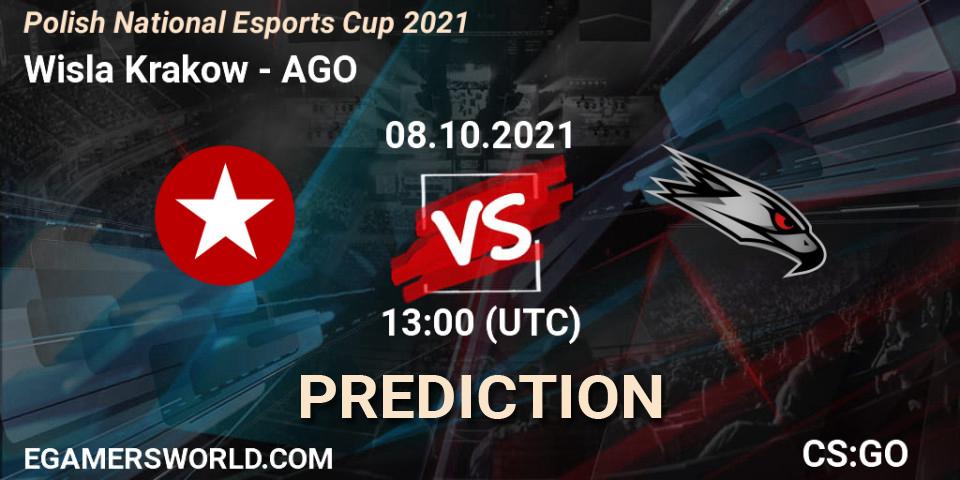 Prognose für das Spiel Wisla Krakow VS AGO. 08.10.21. CS2 (CS:GO) - Polish National Esports Cup 2021