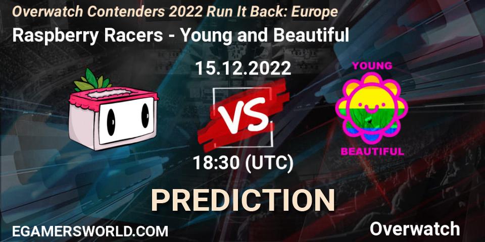 Prognose für das Spiel Raspberry Racers VS Young and Beautiful. 15.12.22. Overwatch - Overwatch Contenders 2022 Run It Back: Europe