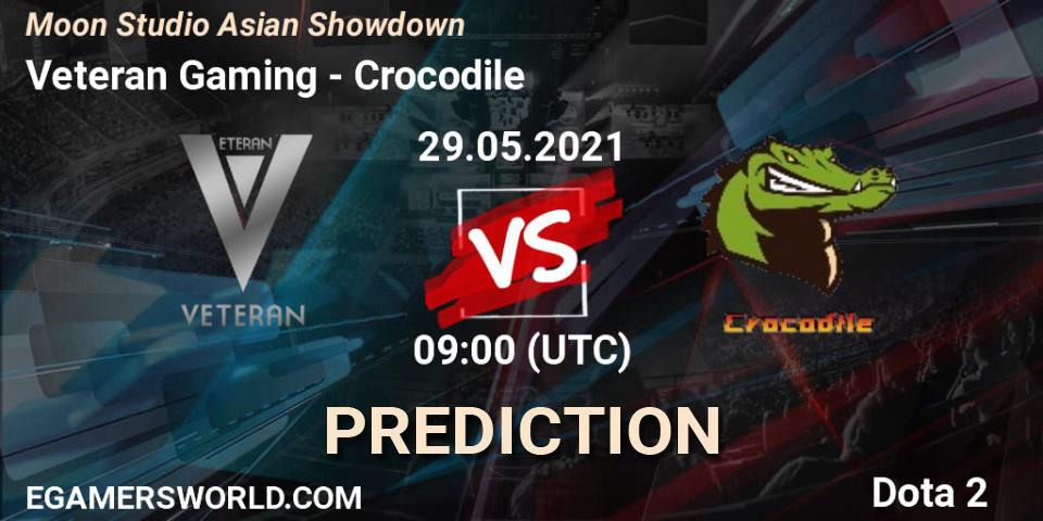 Prognose für das Spiel Veteran Gaming VS Crocodile. 29.05.21. Dota 2 - Moon Studio Asian Showdown