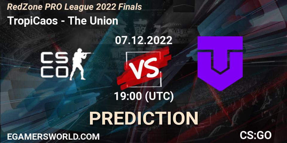 Prognose für das Spiel Sharks Youngsters VS The Union. 07.12.22. CS2 (CS:GO) - RedZone PRO League 2022 Finals