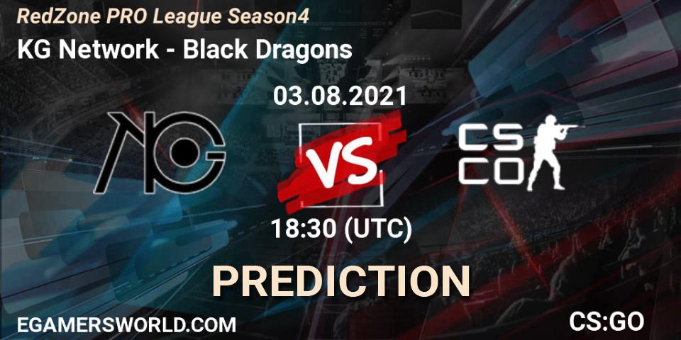 Prognose für das Spiel KG Network VS Black Dragons. 03.08.2021 at 21:30. Counter-Strike (CS2) - RedZone PRO League Season 4