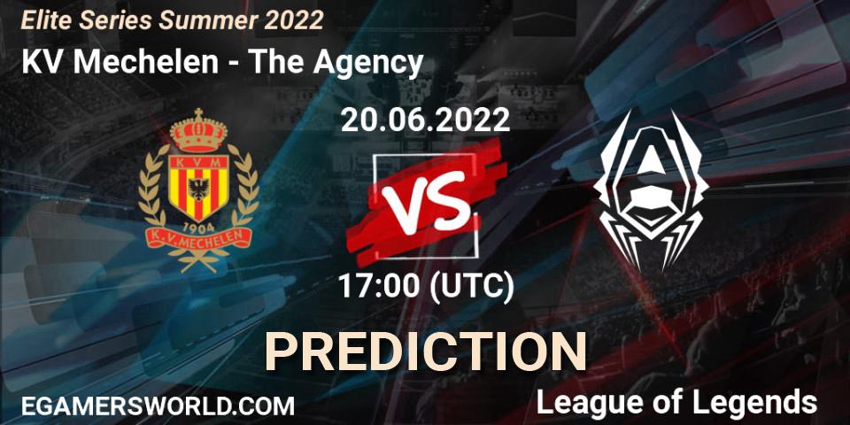 Prognose für das Spiel KV Mechelen VS The Agency. 20.06.2022 at 17:00. LoL - Elite Series Summer 2022
