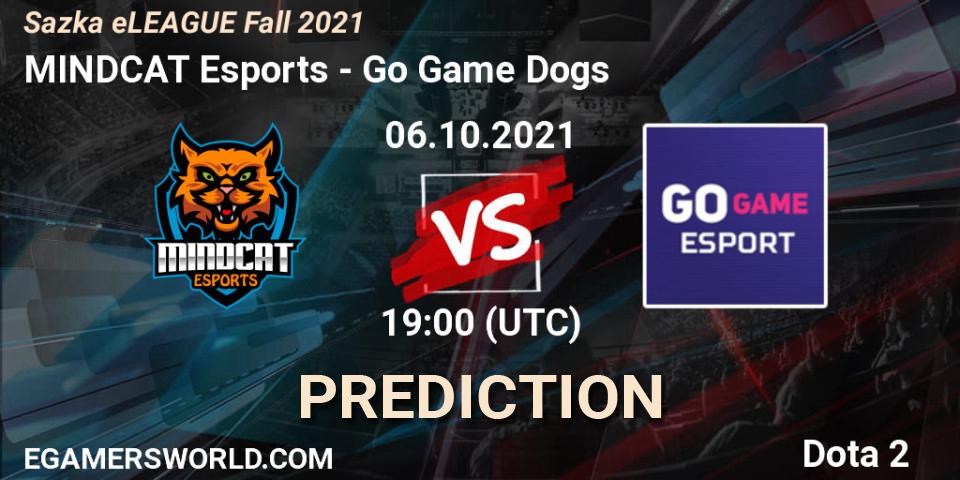 Prognose für das Spiel MINDCAT Esports VS Go Game Dogs. 06.10.21. Dota 2 - Sazka eLEAGUE Fall 2021