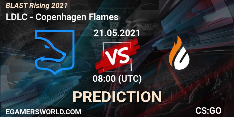 Prognose für das Spiel LDLC VS Copenhagen Flames. 21.05.21. CS2 (CS:GO) - BLAST Rising 2021