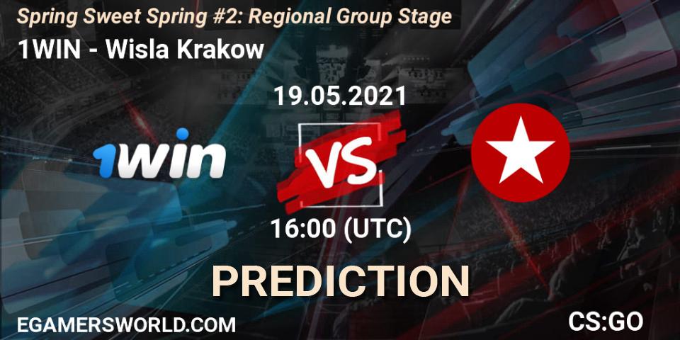 Prognose für das Spiel 1WIN VS Wisla Krakow. 19.05.2021 at 16:10. Counter-Strike (CS2) - Spring Sweet Spring #2: Regional Group Stage