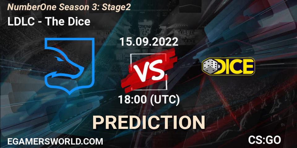 Prognose für das Spiel LDLC VS The Dice. 15.09.22. CS2 (CS:GO) - NumberOne Season 3: Stage 2