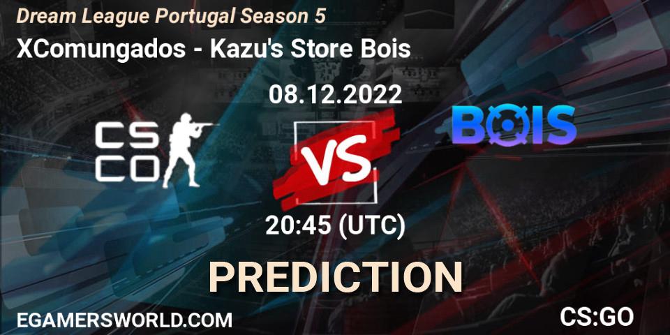 Prognose für das Spiel XComungados VS Kazu's Store Bois. 08.12.22. CS2 (CS:GO) - Dream League Portugal Season 5