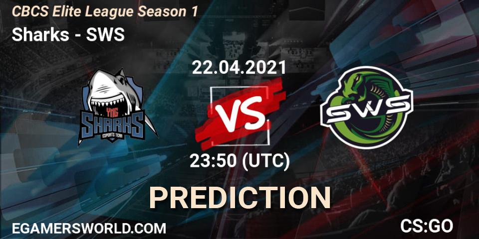 Prognose für das Spiel Sharks VS SWS. 23.04.2021 at 23:50. Counter-Strike (CS2) - CBCS Elite League Season 1