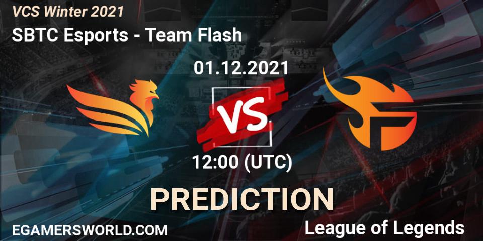 Prognose für das Spiel SBTC Esports VS Team Flash. 01.12.2021 at 12:00. LoL - VCS Winter 2021