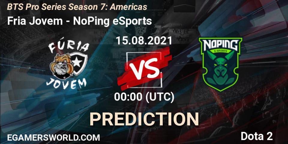 Prognose für das Spiel Fúria Jovem VS NoPing eSports. 15.08.2021 at 00:03. Dota 2 - BTS Pro Series Season 7: Americas