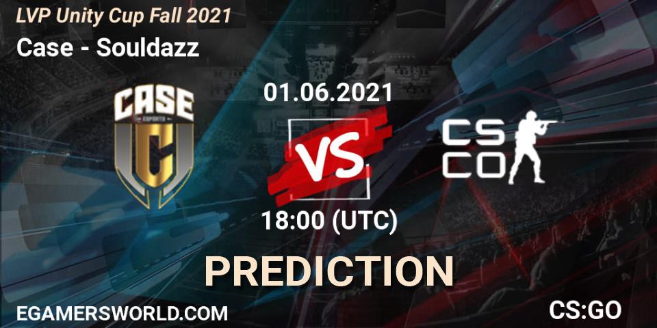 Prognose für das Spiel Case VS Souldazz. 01.06.21. CS2 (CS:GO) - LVP Unity Cup Fall 2021