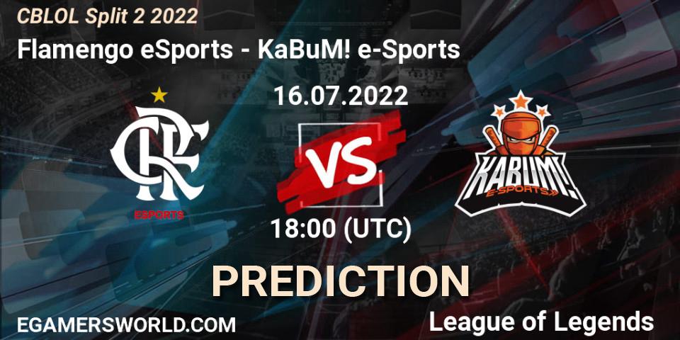 Prognose für das Spiel Flamengo eSports VS KaBuM! e-Sports. 16.07.22. LoL - CBLOL Split 2 2022