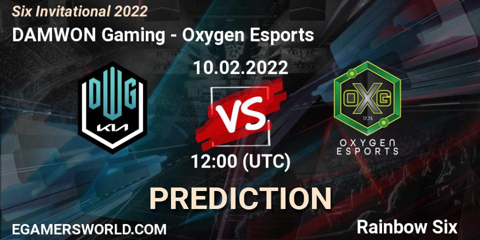 Prognose für das Spiel DAMWON Gaming VS Oxygen Esports. 10.02.2022 at 12:00. Rainbow Six - Six Invitational 2022