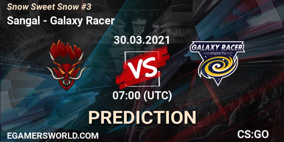 Prognose für das Spiel Sangal VS Galaxy Racer. 30.03.2021 at 07:00. Counter-Strike (CS2) - Snow Sweet Snow #3