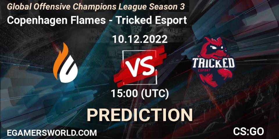 Prognose für das Spiel Copenhagen Flames VS Tricked Esport. 10.12.22. CS2 (CS:GO) - Global Offensive Champions League Season 3