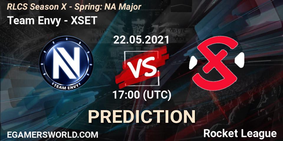 Prognose für das Spiel Team Envy VS XSET. 22.05.21. Rocket League - RLCS Season X - Spring: NA Major