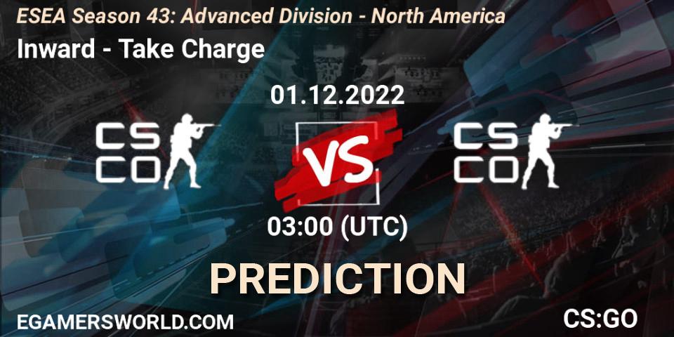 Prognose für das Spiel Inward VS Take Charge. 01.12.22. CS2 (CS:GO) - ESEA Season 43: Advanced Division - North America