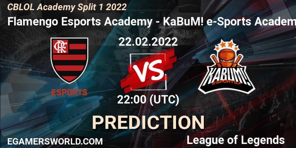 Prognose für das Spiel Flamengo Esports Academy VS KaBuM! Academy. 22.02.2022 at 22:00. LoL - CBLOL Academy Split 1 2022