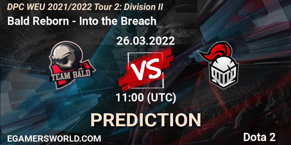 Prognose für das Spiel Bald Reborn VS Into the Breach. 26.03.22. Dota 2 - DPC 2021/2022 Tour 2: WEU Division II (Lower) - DreamLeague Season 17
