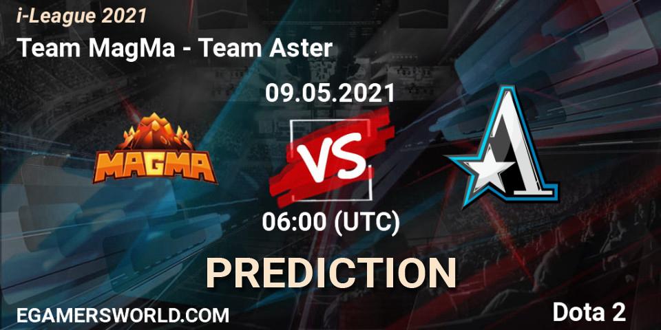 Prognose für das Spiel Team MagMa VS Team Aster. 09.05.2021 at 05:58. Dota 2 - i-League 2021 Season 1