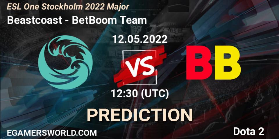 Prognose für das Spiel Beastcoast VS BetBoom Team. 12.05.22. Dota 2 - ESL One Stockholm 2022 Major