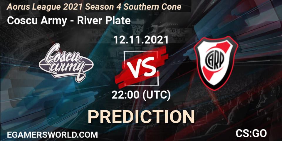 Prognose für das Spiel Coscu Army VS River Plate. 12.11.21. CS2 (CS:GO) - Aorus League 2021 Season 4 Southern Cone