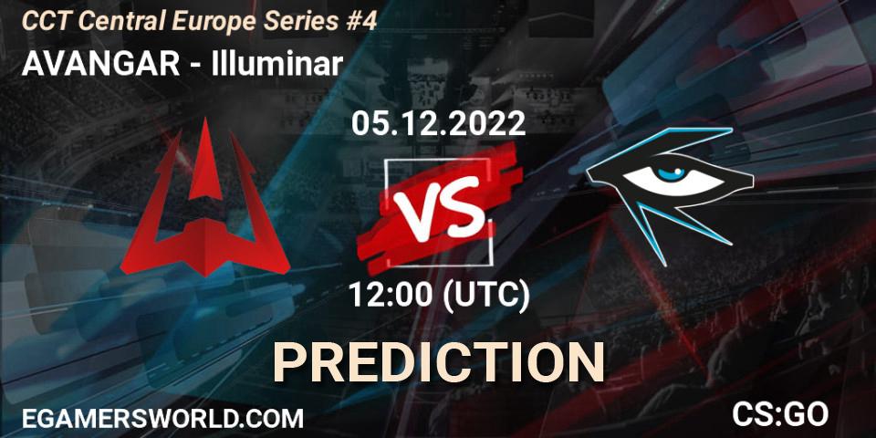 Prognose für das Spiel AVANGAR VS Illuminar. 05.12.22. CS2 (CS:GO) - CCT Central Europe Series #4