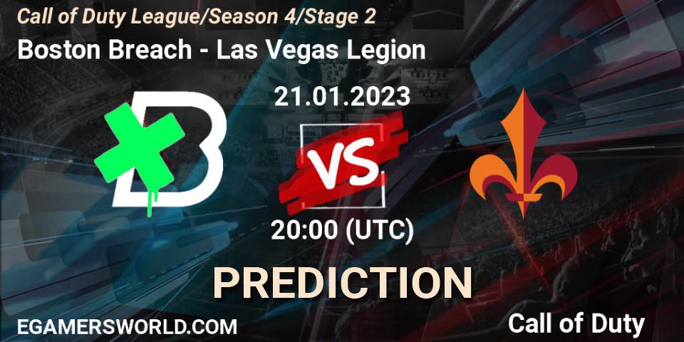 Prognose für das Spiel Boston Breach VS Las Vegas Legion. 21.01.2023 at 20:00. Call of Duty - Call of Duty League 2023: Stage 2 Major Qualifiers