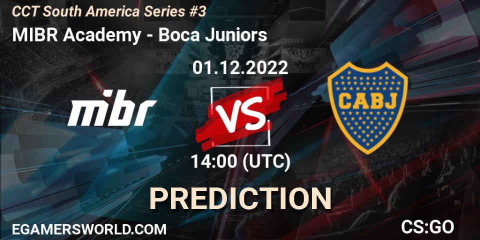 Prognose für das Spiel MIBR Academy VS Boca Juniors. 01.12.22. CS2 (CS:GO) - CCT South America Series #3