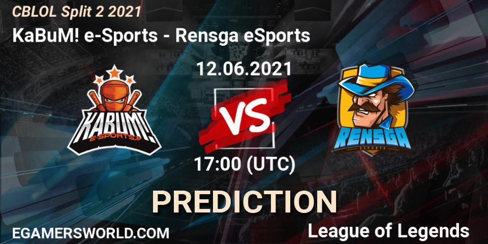 Prognose für das Spiel KaBuM! e-Sports VS Rensga eSports. 12.06.2021 at 17:00. LoL - CBLOL Split 2 2021