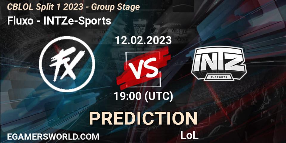Prognose für das Spiel Fluxo VS INTZ e-Sports. 12.02.2023 at 19:00. LoL - CBLOL Split 1 2023 - Group Stage