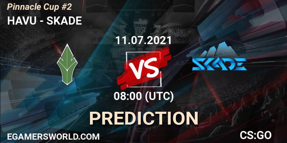 Prognose für das Spiel HAVU VS SKADE. 11.07.21. CS2 (CS:GO) - Pinnacle Cup #2