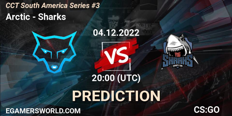 Prognose für das Spiel Arctic VS Sharks. 04.12.22. CS2 (CS:GO) - CCT South America Series #3