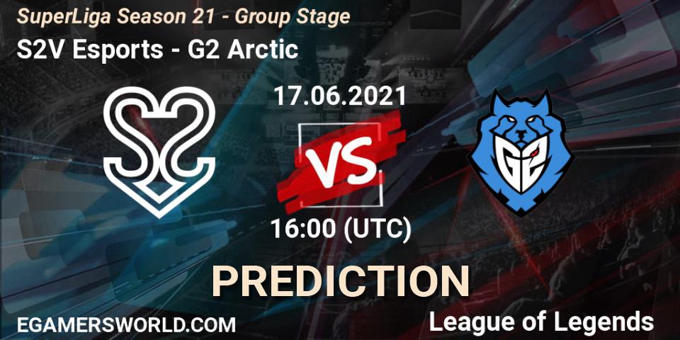 Prognose für das Spiel S2V Esports VS G2 Arctic. 17.06.2021 at 16:00. LoL - SuperLiga Season 21 - Group Stage 