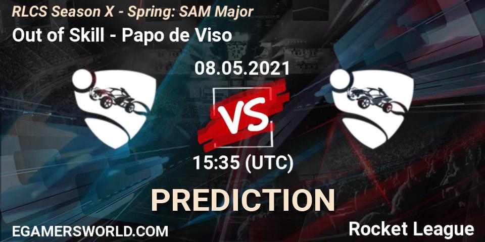 Prognose für das Spiel Out of Skill VS Papo de Visão. 08.05.2021 at 15:35. Rocket League - RLCS Season X - Spring: SAM Major