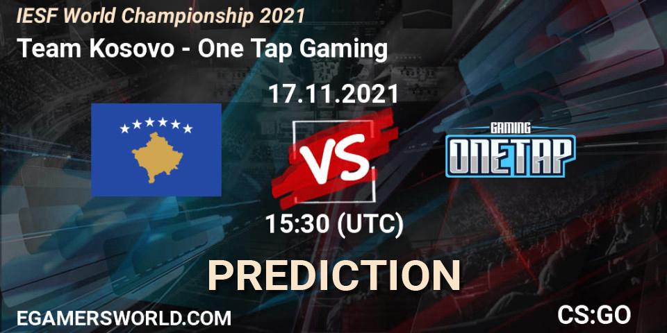 Prognose für das Spiel Team Kosovo VS Esports Club Kyiv. 17.11.2021 at 15:30. Counter-Strike (CS2) - IESF World Championship 2021