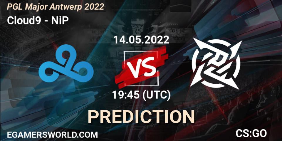 Prognose für das Spiel Cloud9 VS NiP. 14.05.22. CS2 (CS:GO) - PGL Major Antwerp 2022