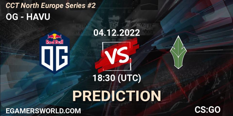Prognose für das Spiel OG VS HAVU. 04.12.2022 at 18:30. Counter-Strike (CS2) - CCT North Europe Series #2